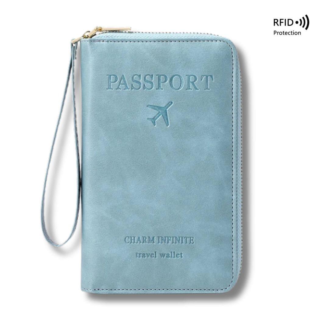 Carteira Porta-Passaporte RFID para Viagens - TravelGuard