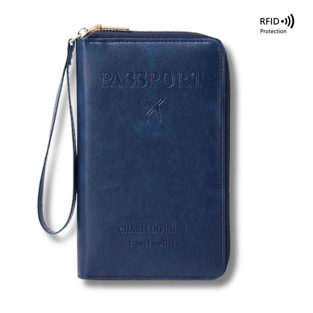 Carteira Porta-Passaporte RFID para Viagens - TravelGuard