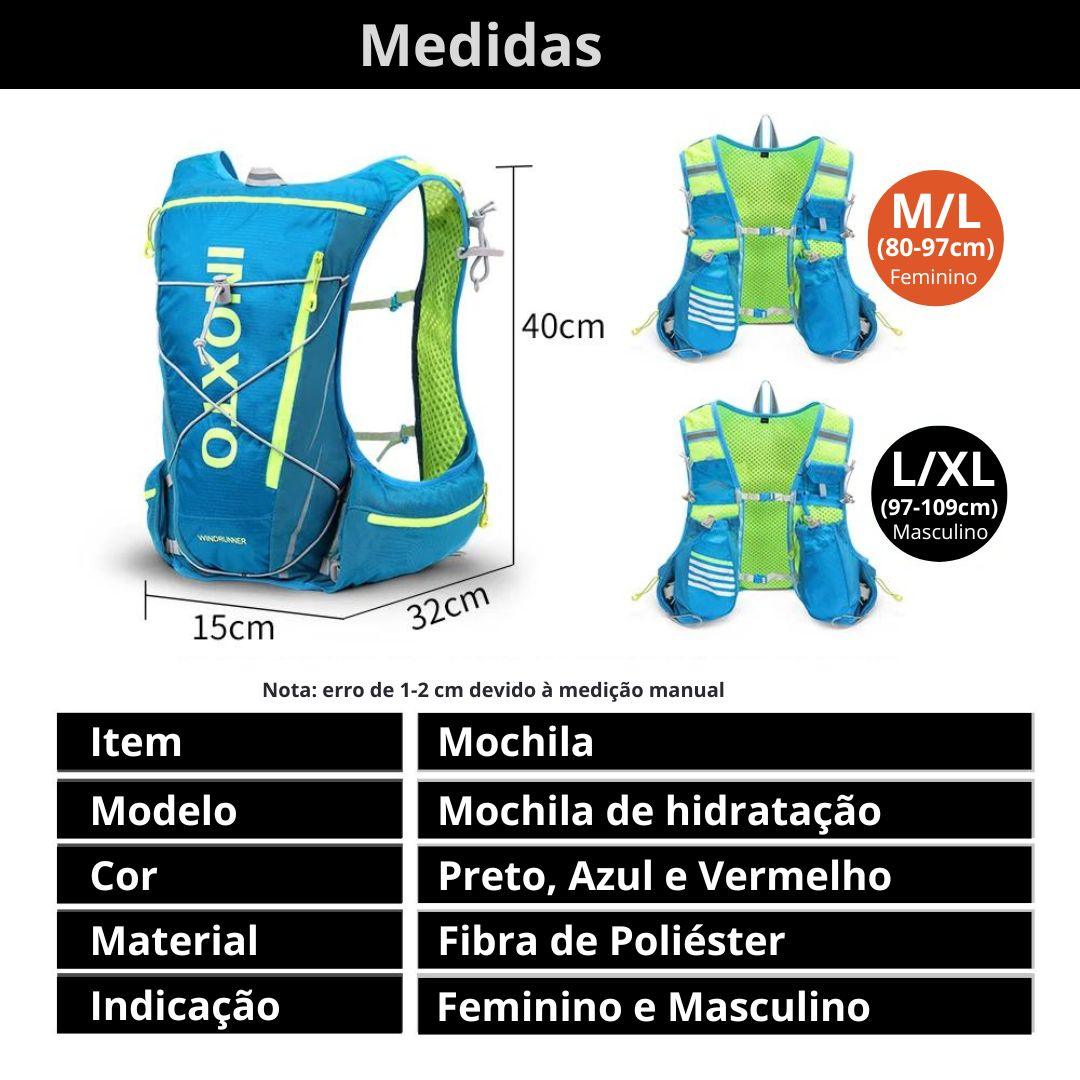 Mochila de Hidratação - HidraTrail - Loja O Mundo e Elas