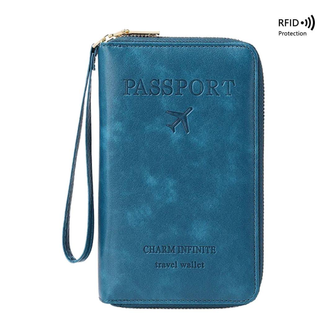 Carteira Porta-Passaporte RFID para Viagens - TravelGuard