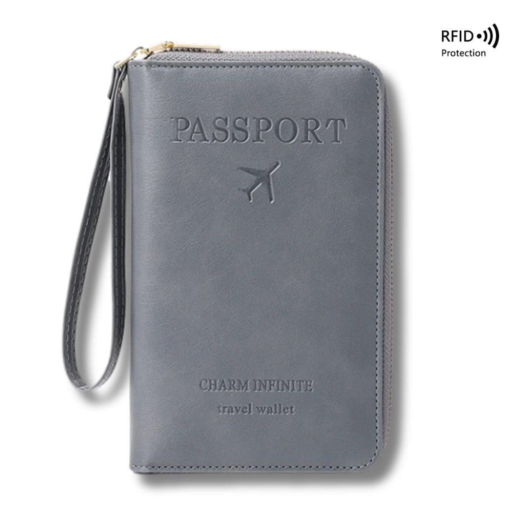 Carteira Porta-Passaporte RFID para Viagens - TravelGuard