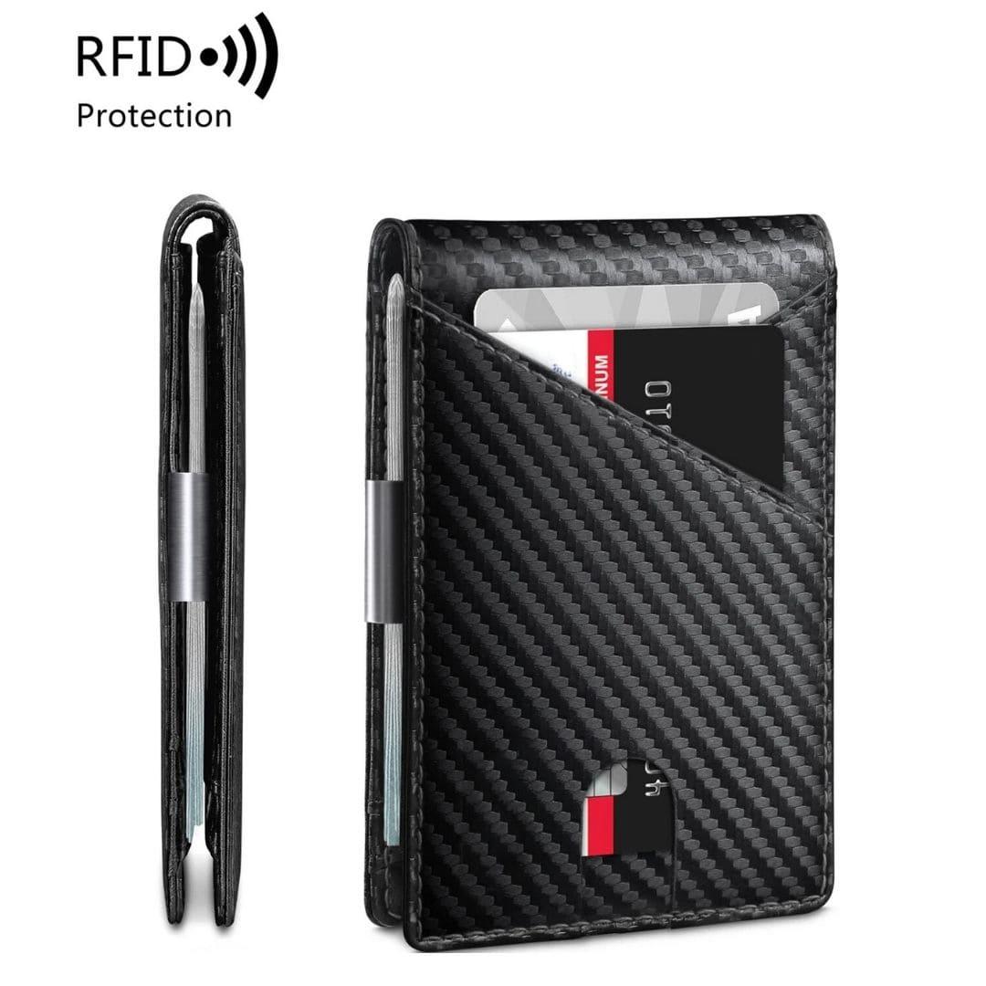 Carteira Minimalista Masculina com Proteção RFID - UrbanFold