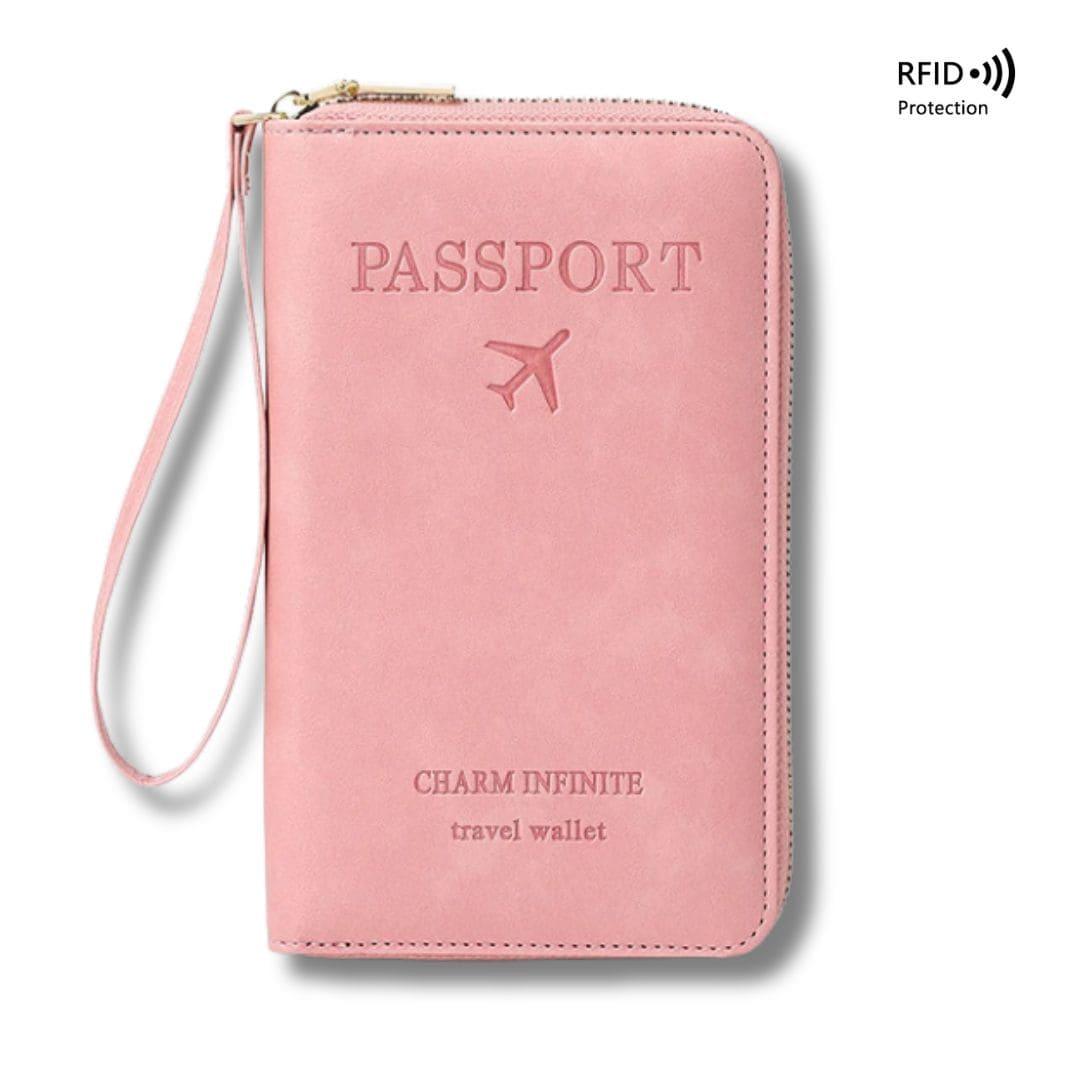 Carteira Porta-Passaporte RFID para Viagens - TravelGuard