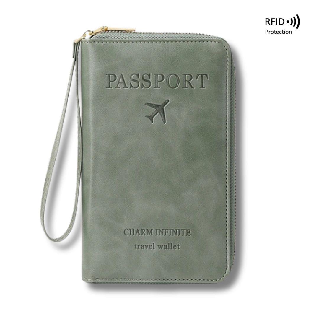 Carteira Porta-Passaporte RFID para Viagens - TravelGuard