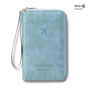 Carteira Porta-Passaporte RFID para Viagens - TravelGuard