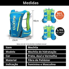 Mochila de Hidratação - HidraTrail - Loja O Mundo e Elas