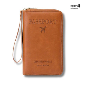 Carteira Porta-Passaporte RFID para Viagens - TravelGuard